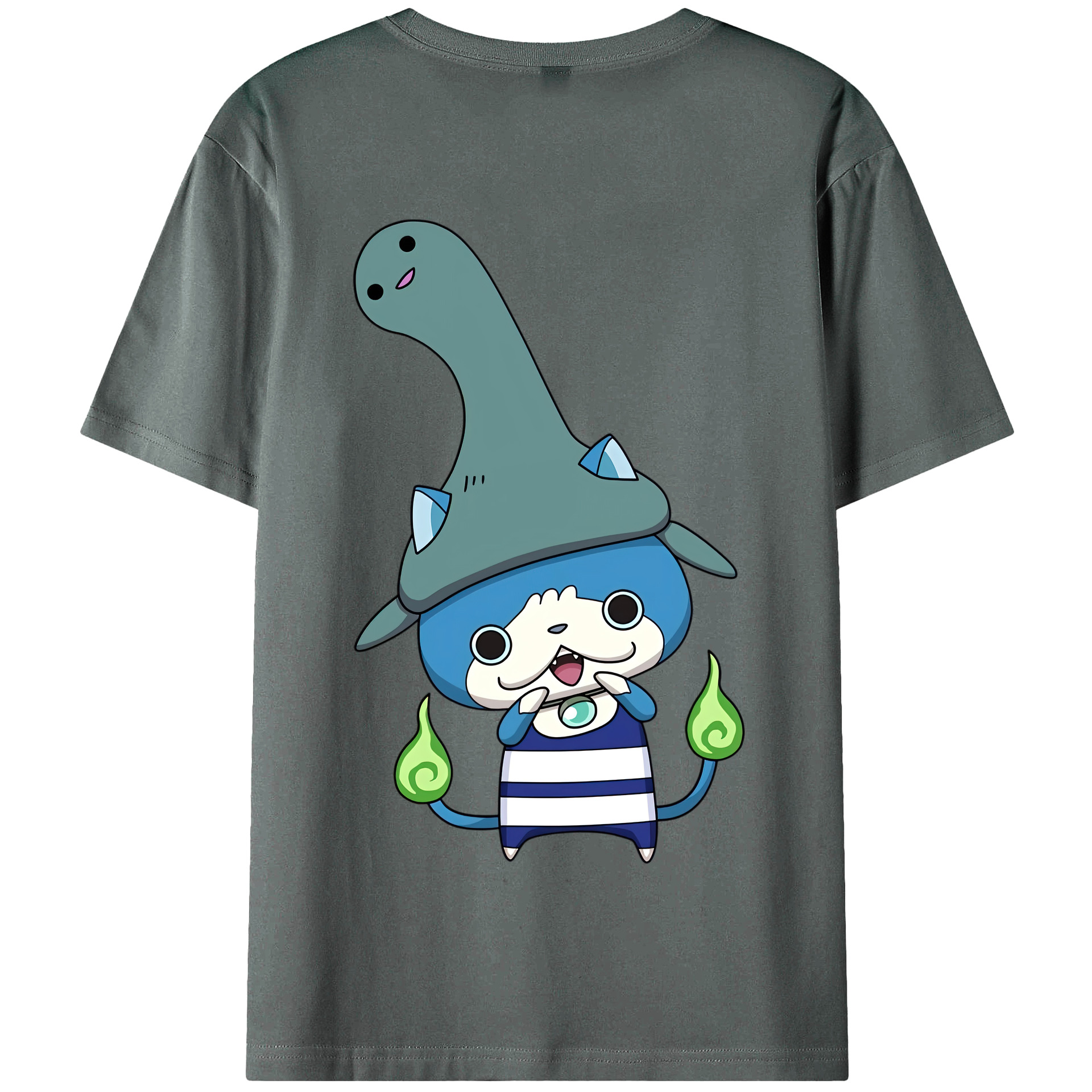 （画像用） 妖怪ウォッチ Yo-kai Watch 綿100％半袖Tシャツ（背面プリント）